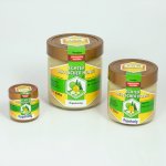 Rapshonig in den Abfüllmengen 500 Gramm, 250 Gramm, 30 Gramm 
